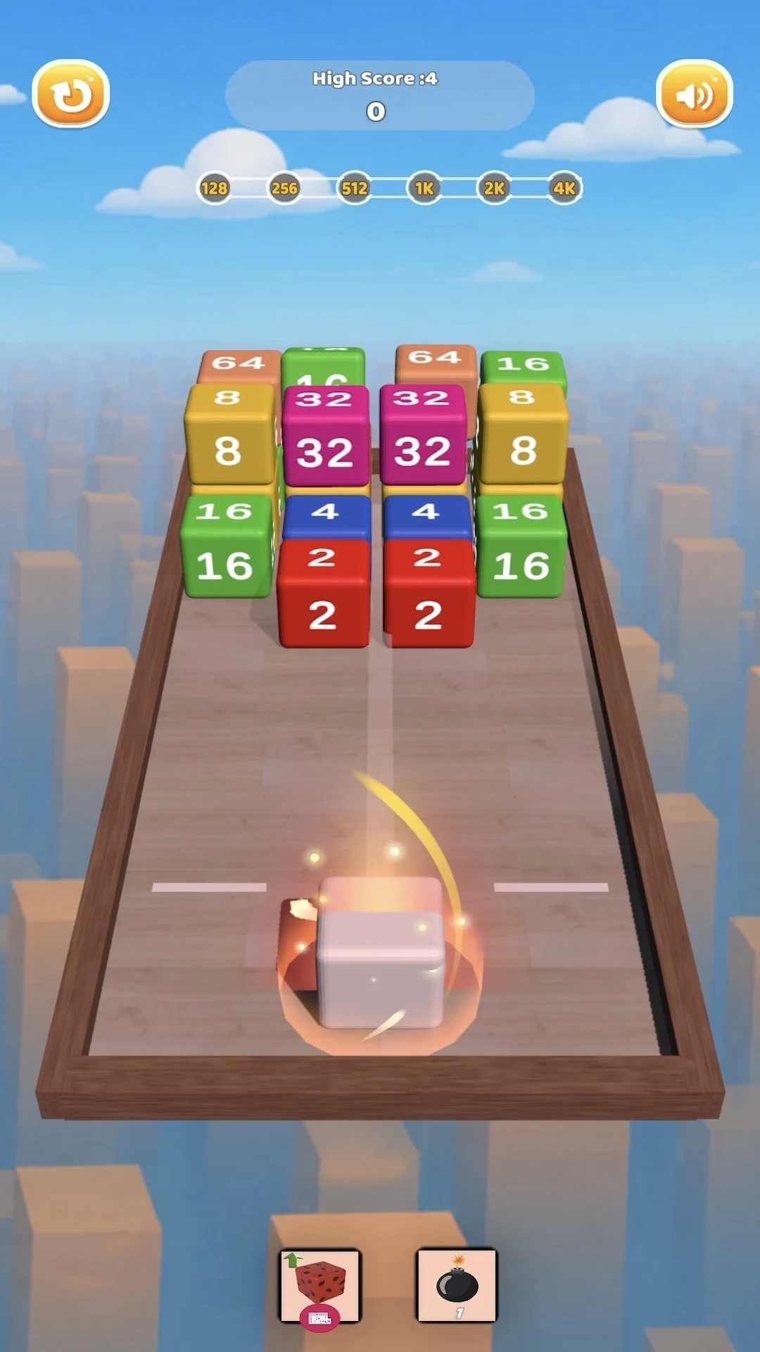 Cube Chain 2048 : Merge 3D screenshot