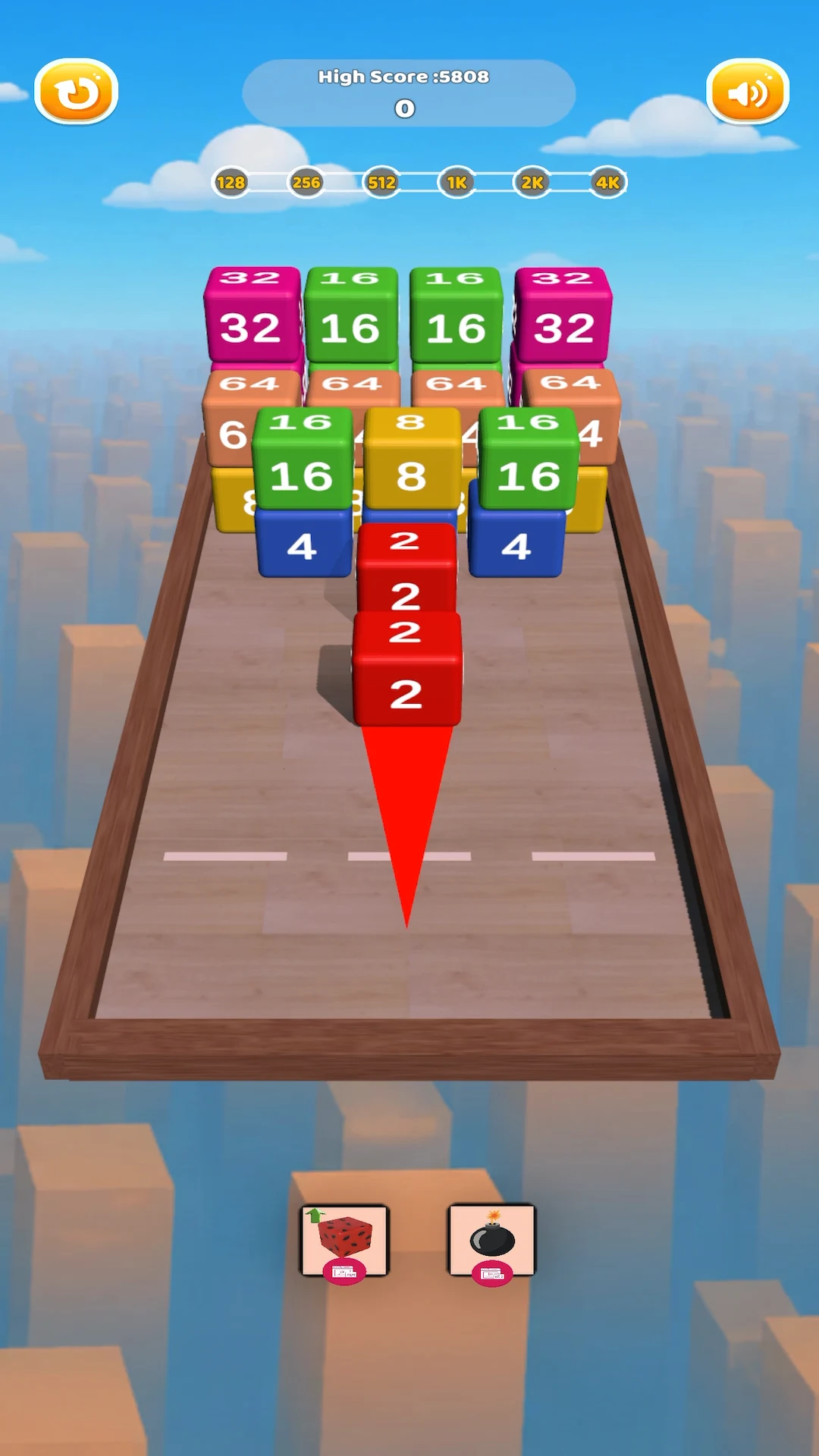 Cube Chain 2048 : Merge 3D screenshot